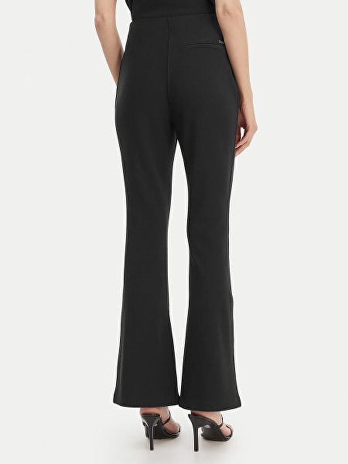 SİYAH KADIN FLARE PANTOLON