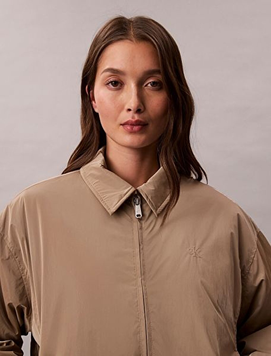 KAHVERENGİ KADIN BOMBER CEKET