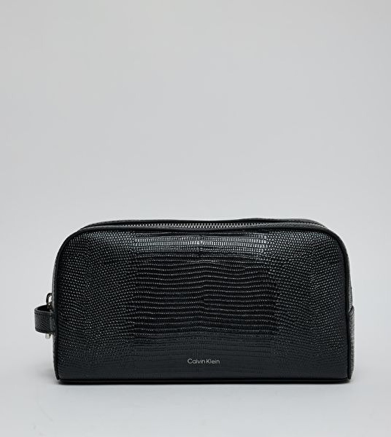 LIZARD EMBOSSED WASHBAG/DOPP KIT