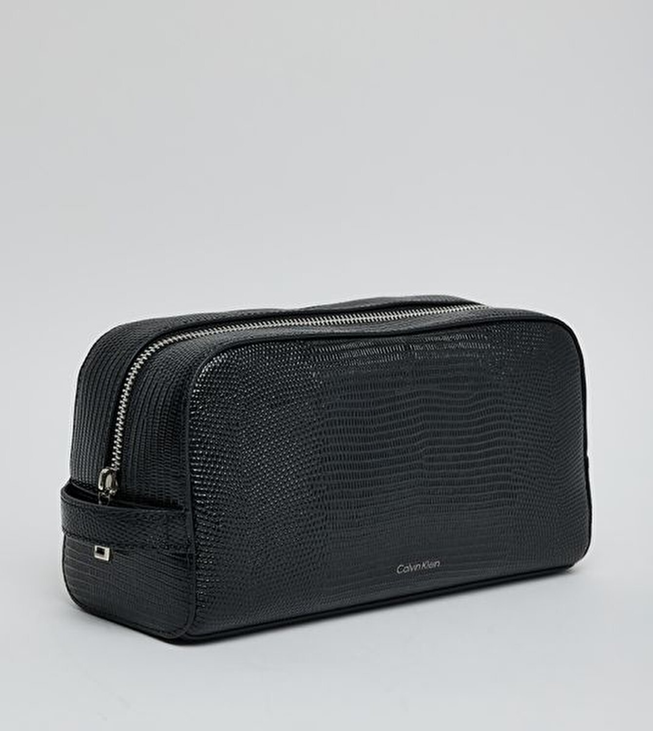 LIZARD EMBOSSED WASHBAG/DOPP KIT