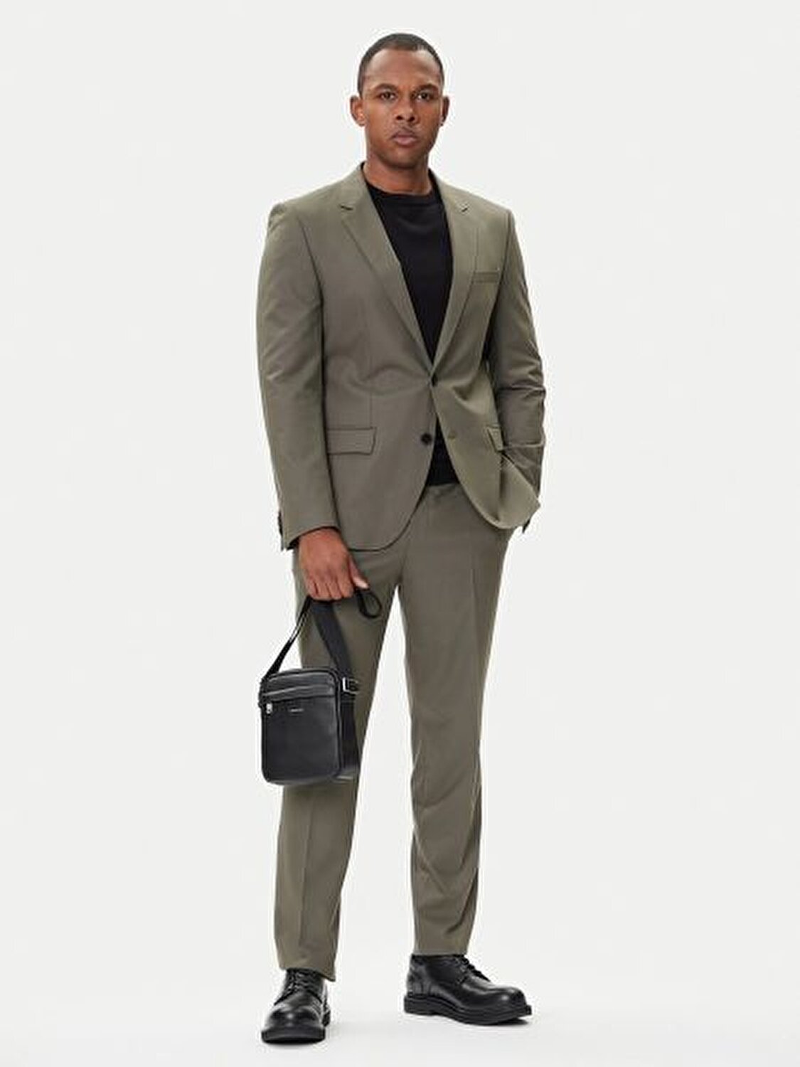 RAISED REPORTER SİYAH ERKEK ÇAPRAZ ÇANTA