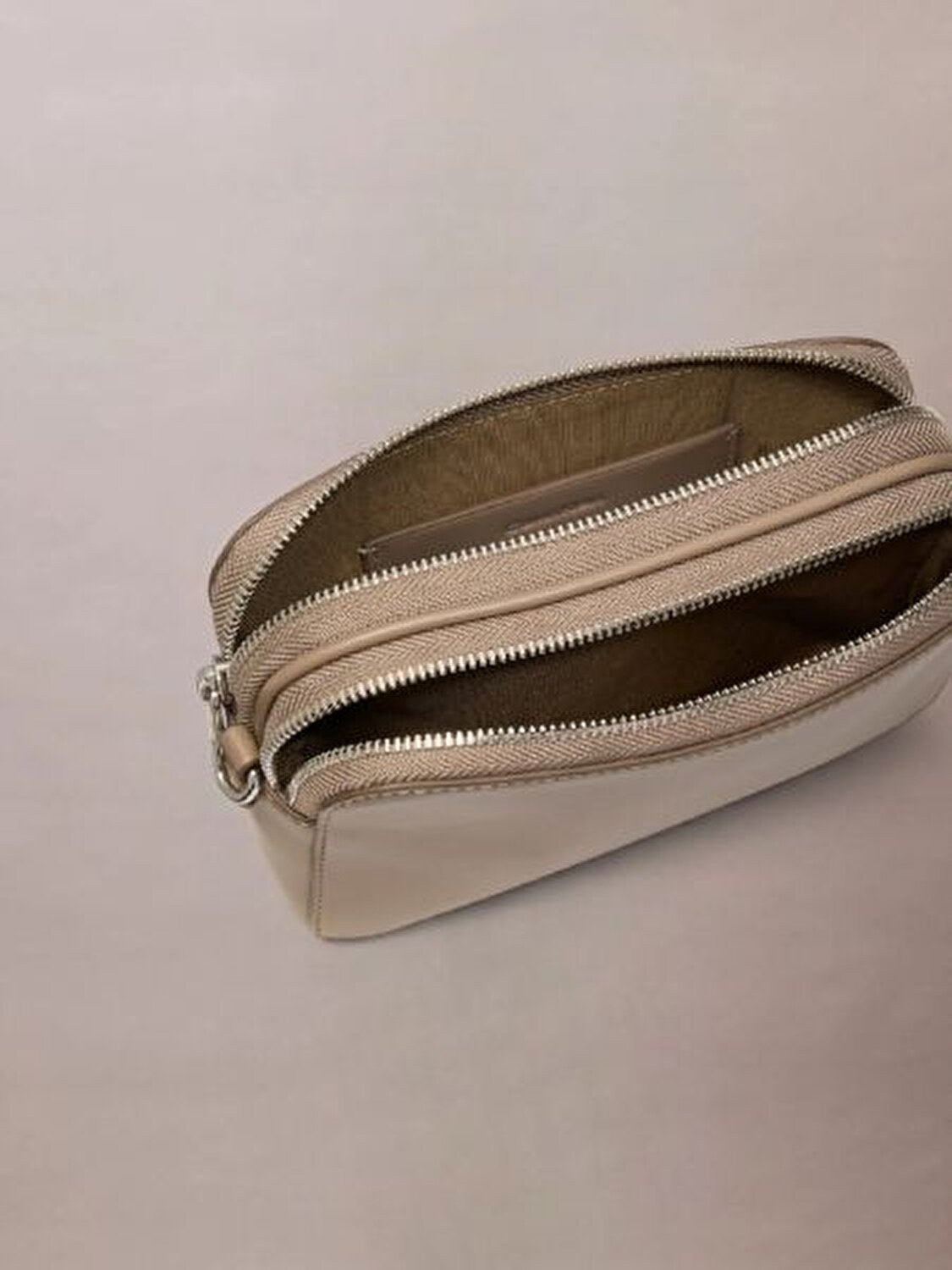 WEBBING STRAP CAMERA BAG KAHVE KADIN ÇAPRAZ ÇANTA