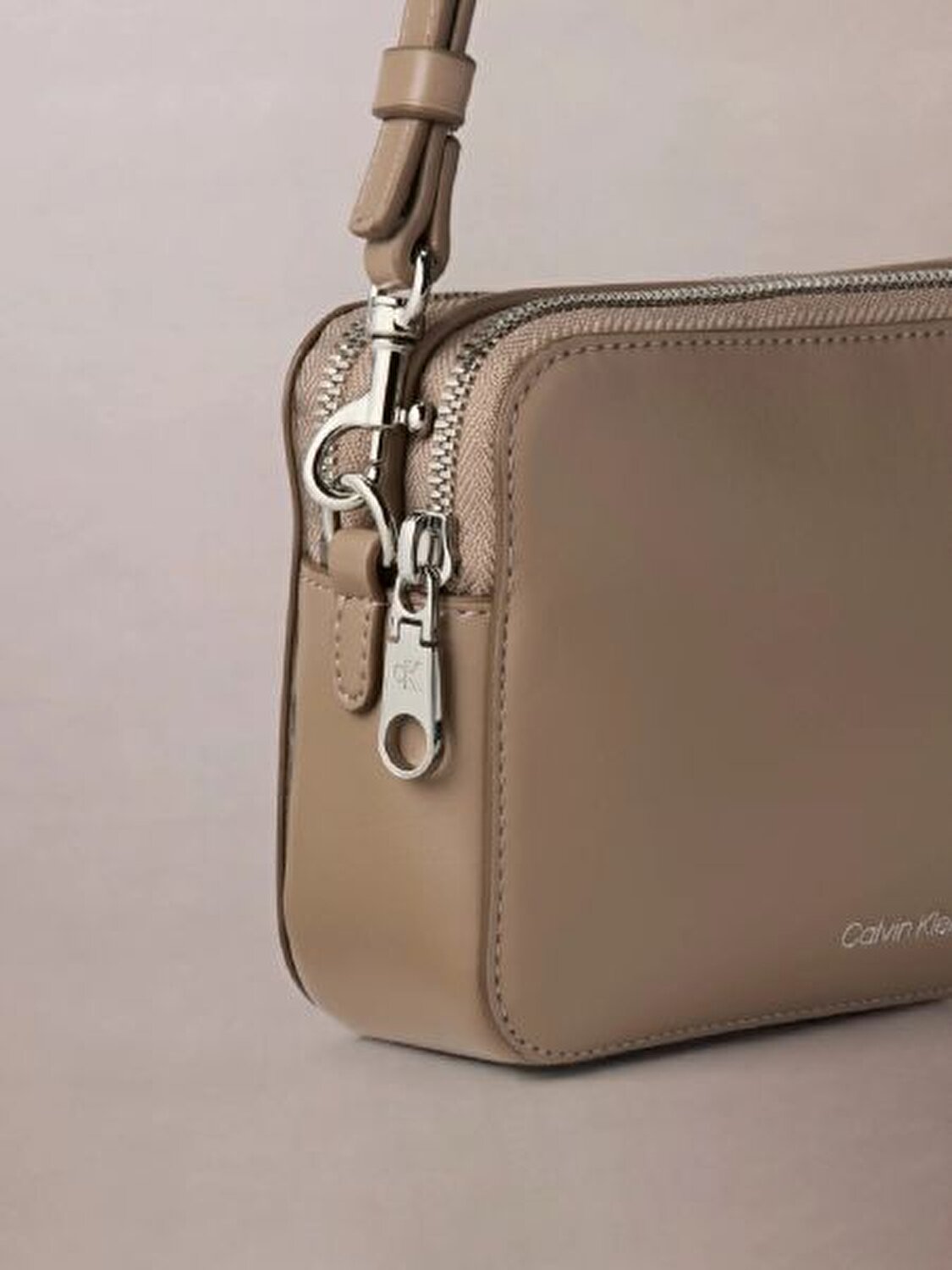 WEBBING STRAP CAMERA BAG KAHVE KADIN ÇAPRAZ ÇANTA