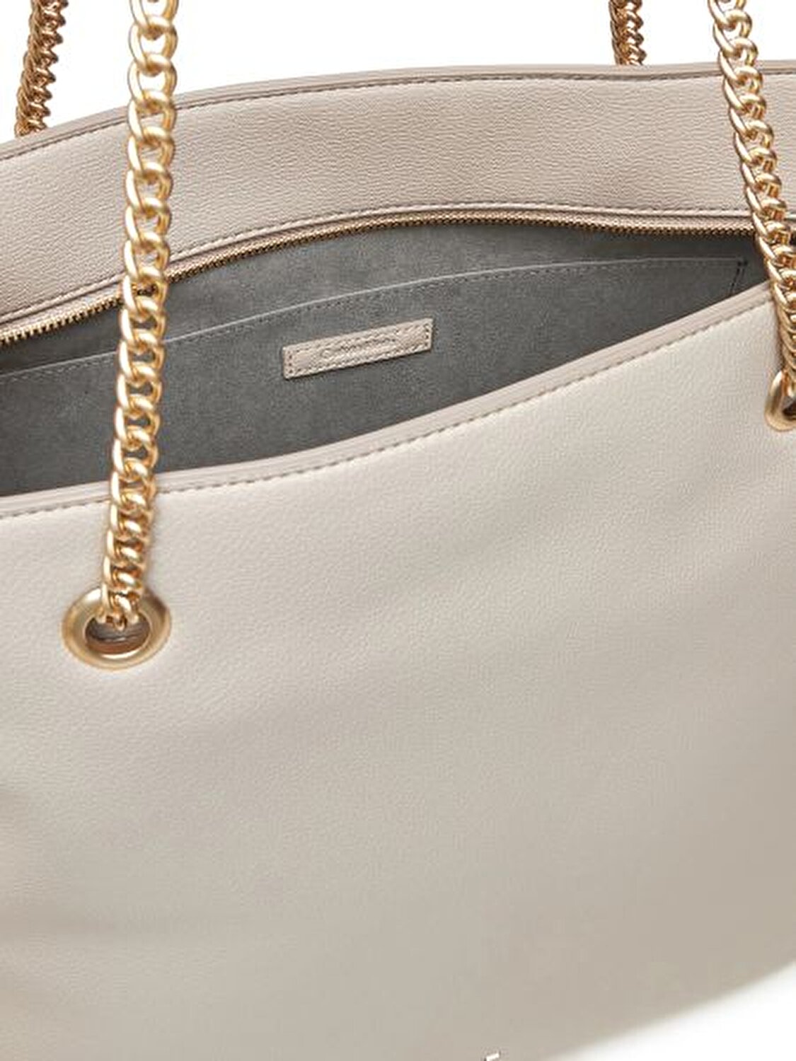 MINIMAL MONOGRAM CHAIN TOTE