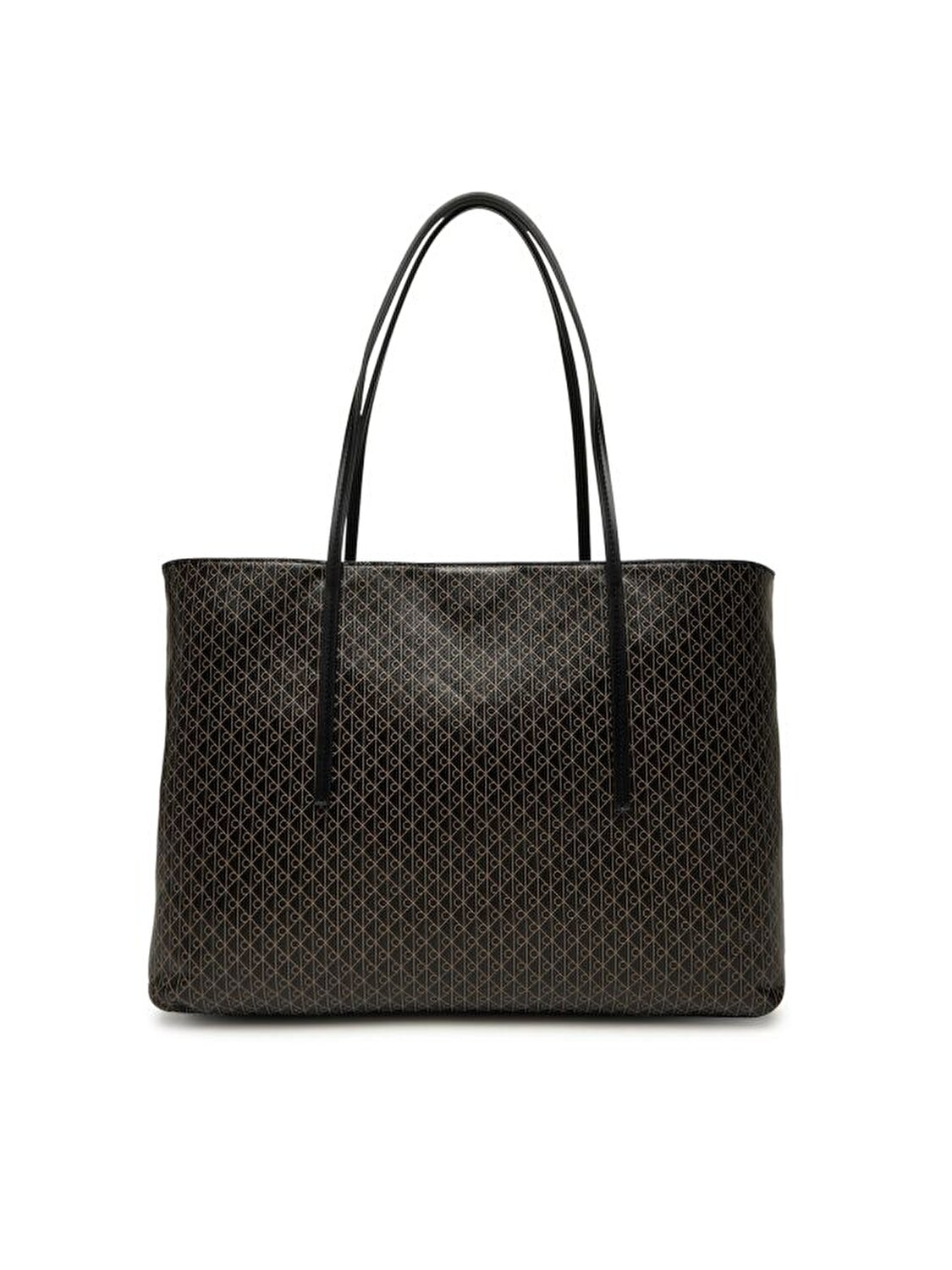 EMBLEM AOP TOTE W/ POUCH