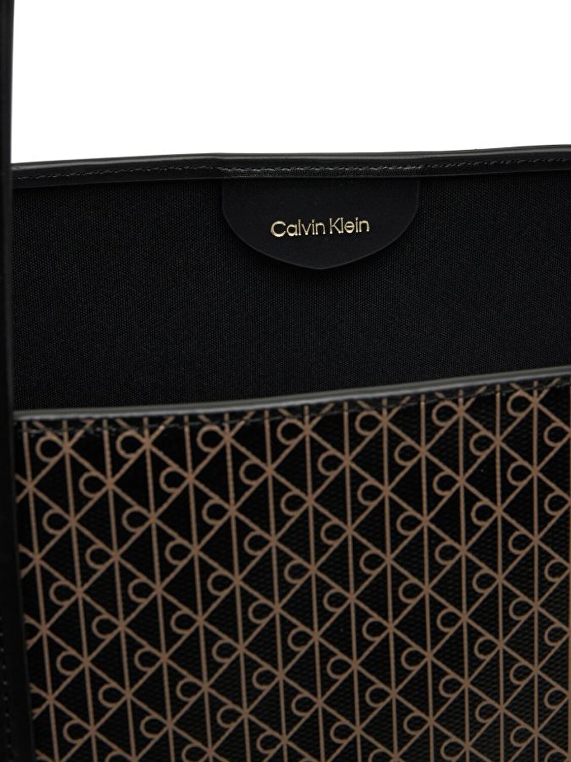 EMBLEM AOP TOTE W/ POUCH