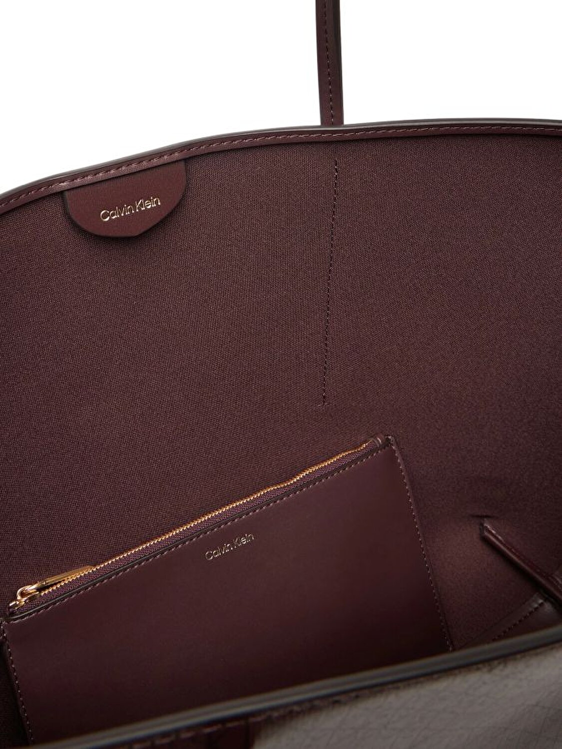 EMBLEM AOP TOTE W/ POUCH