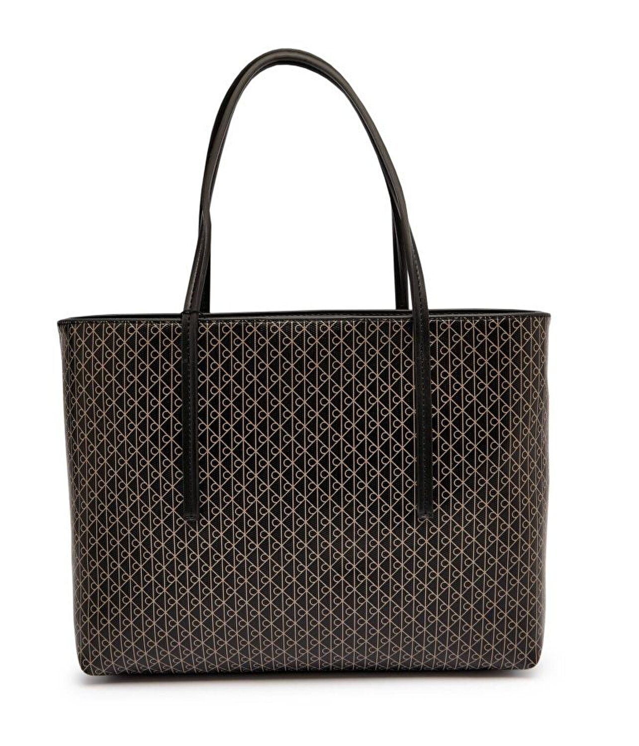 EMBLEM AOP SMALL TOTE