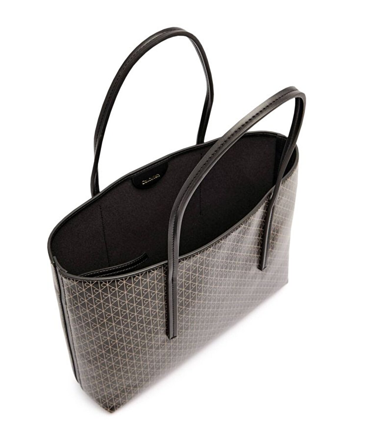 EMBLEM AOP SMALL TOTE