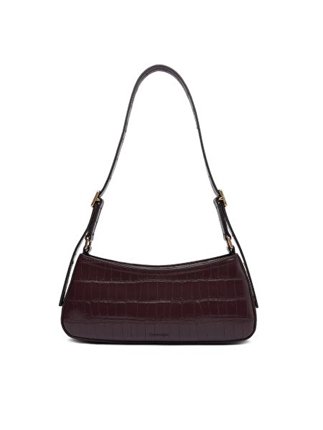 CK CROC SMALL SHOULDER BAG