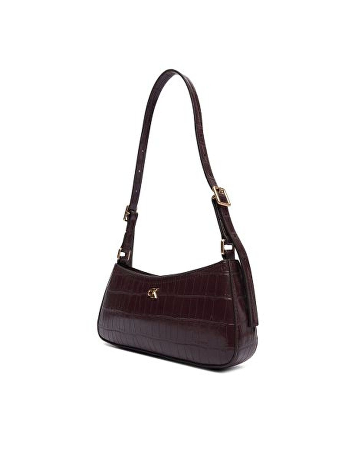 CK CROC SMALL SHOULDER BAG