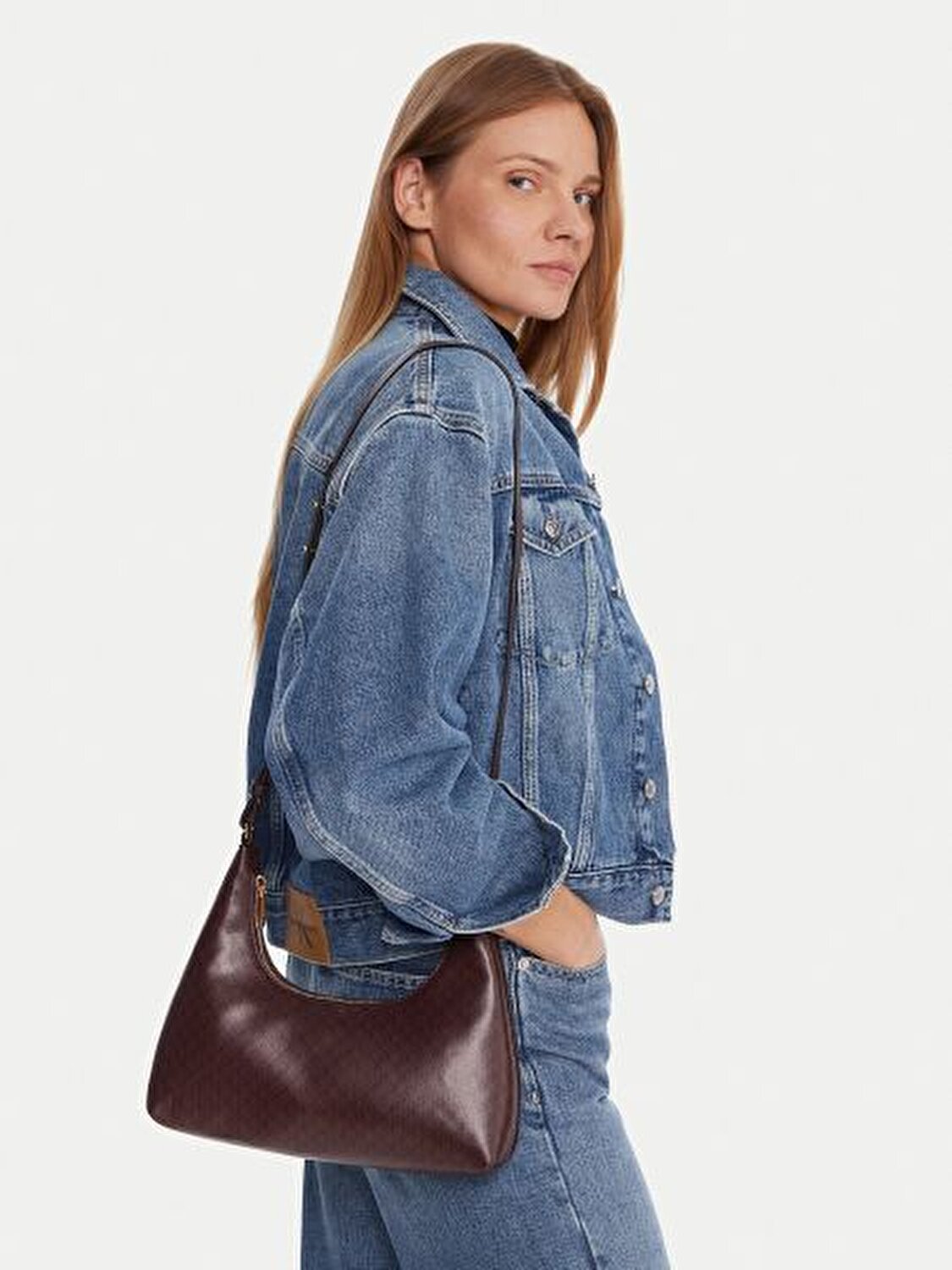 EMBLEM AOP CONV SHOULDER BAG