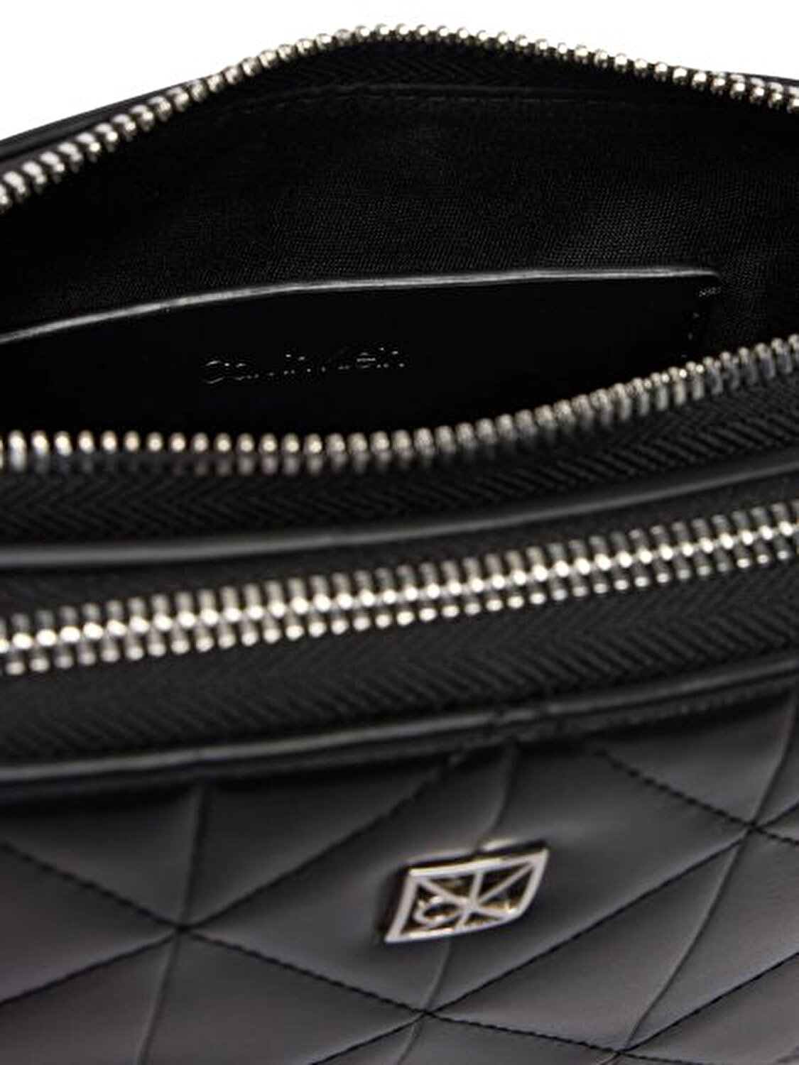 QUILTED DOUBLE ZIP CAMERA BAG SİYAH KADIN ÇAPRAZ ÇANTA