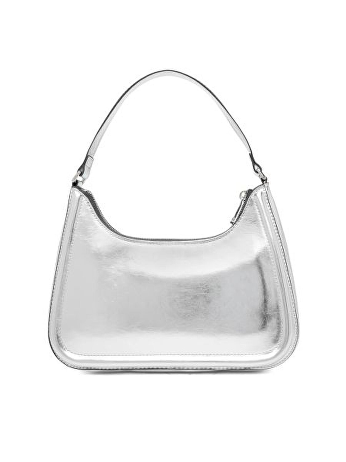 BOLD CK METALİK GRİ KADIN OMUZ ÇANTASI