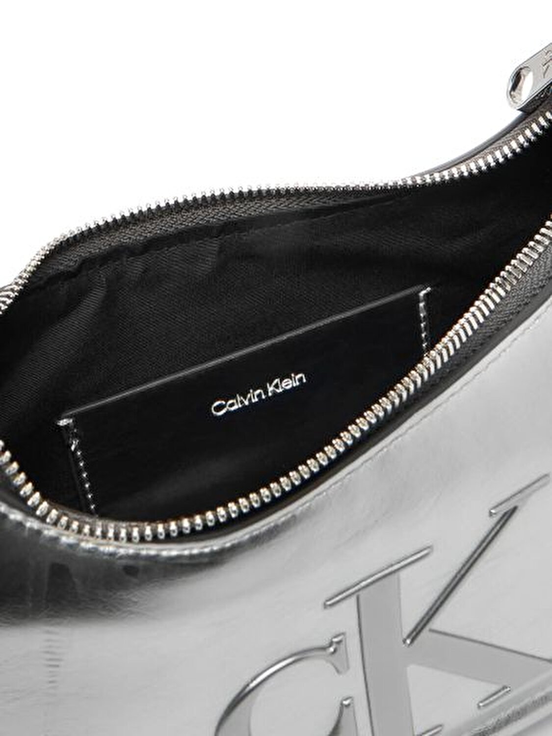 BOLD CK METALİK GRİ KADIN OMUZ ÇANTASI