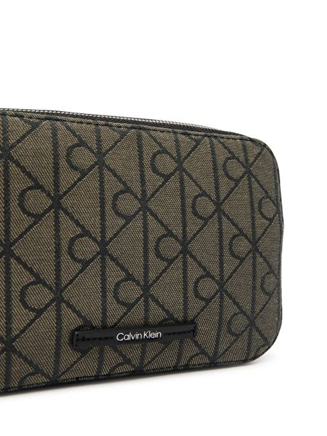 EMBLEM AOP JACQUARD CAMERA BAG ANTRASİT KADIN ÇAPRAZ ÇANTA