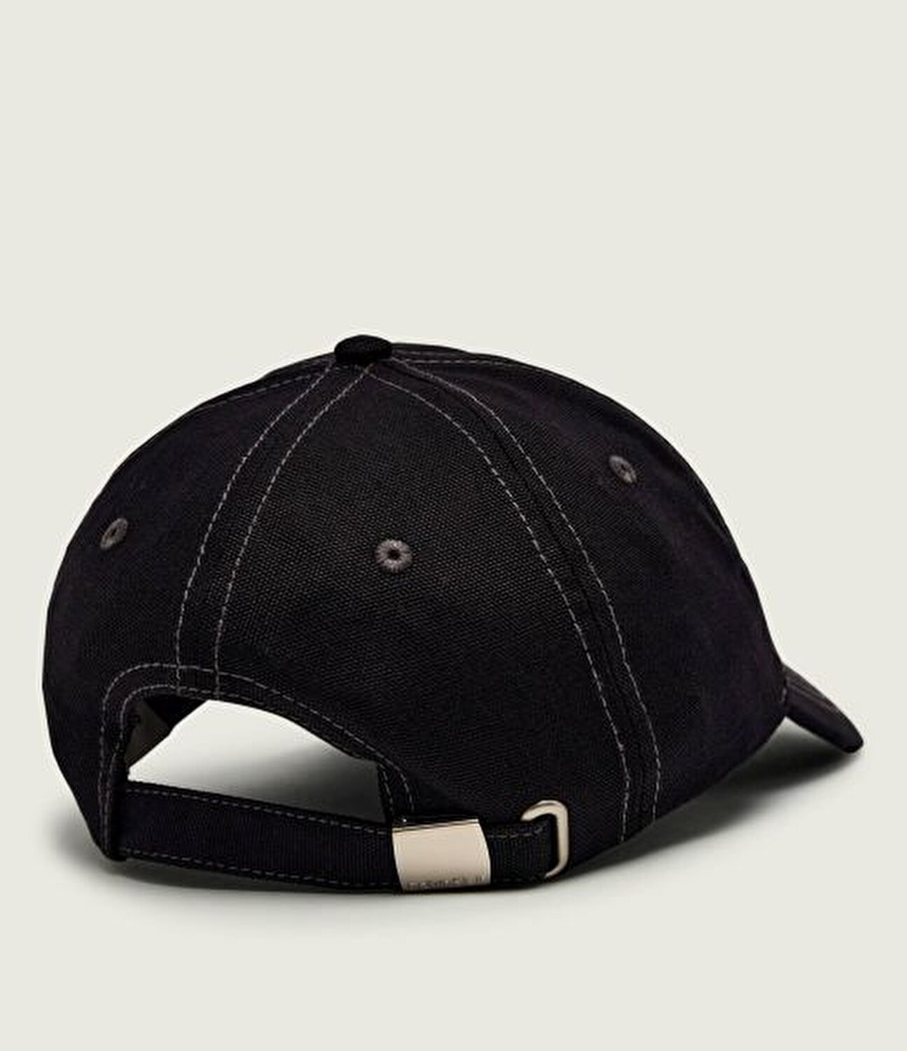 SİYAH LOGOLU KADIN ŞAPKA