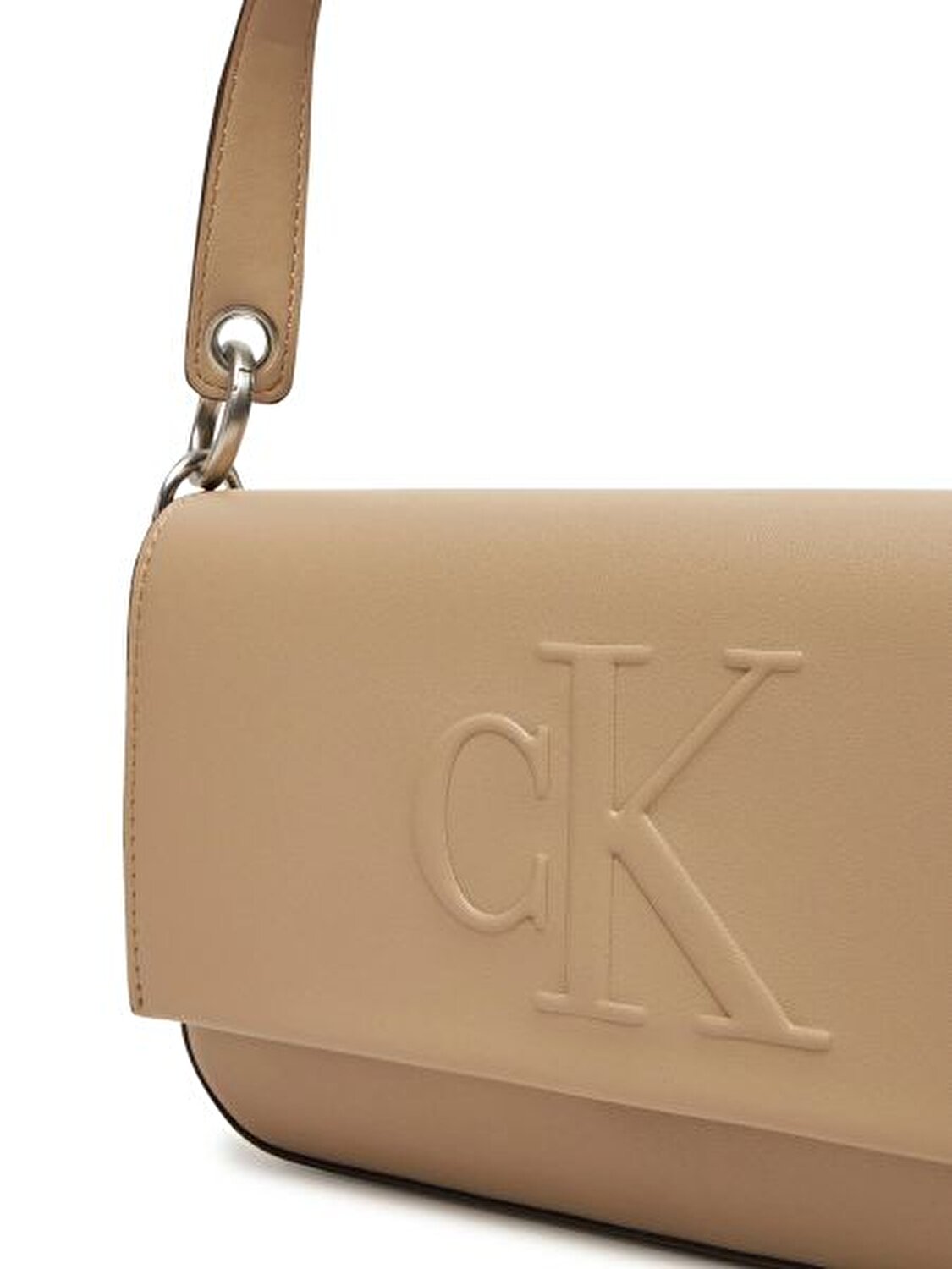 SCULPTED FLAP SHOULDER POUCH