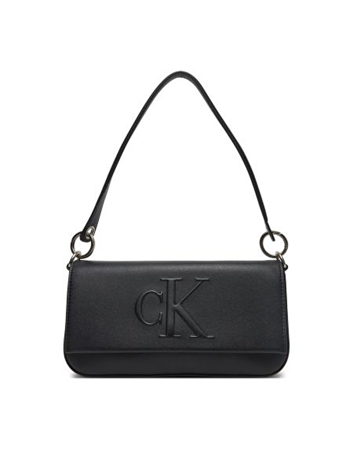 SCULPTED FLAP SHOULDER POUCH