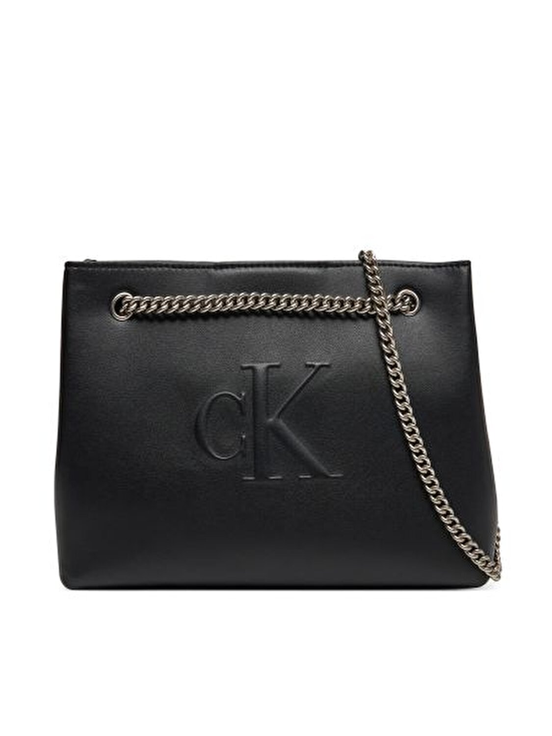 SCULPTED CHAIN SHOULDER BAG
