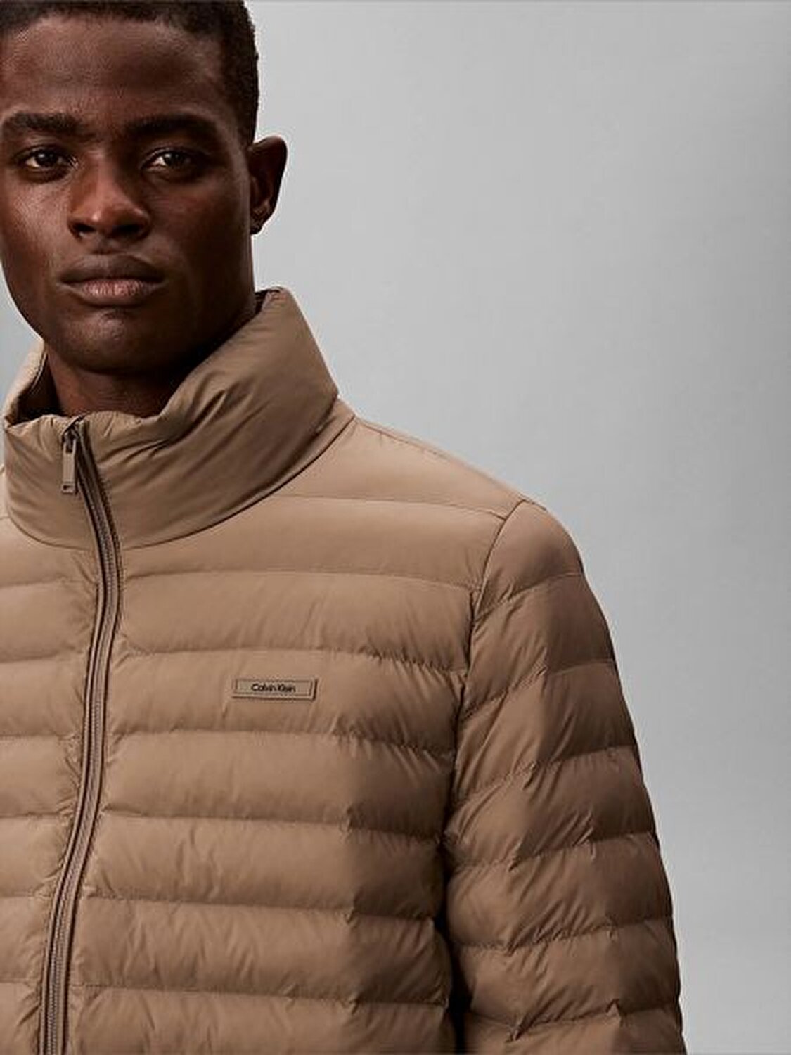 BEJ ERKEK ŞİŞME MONT