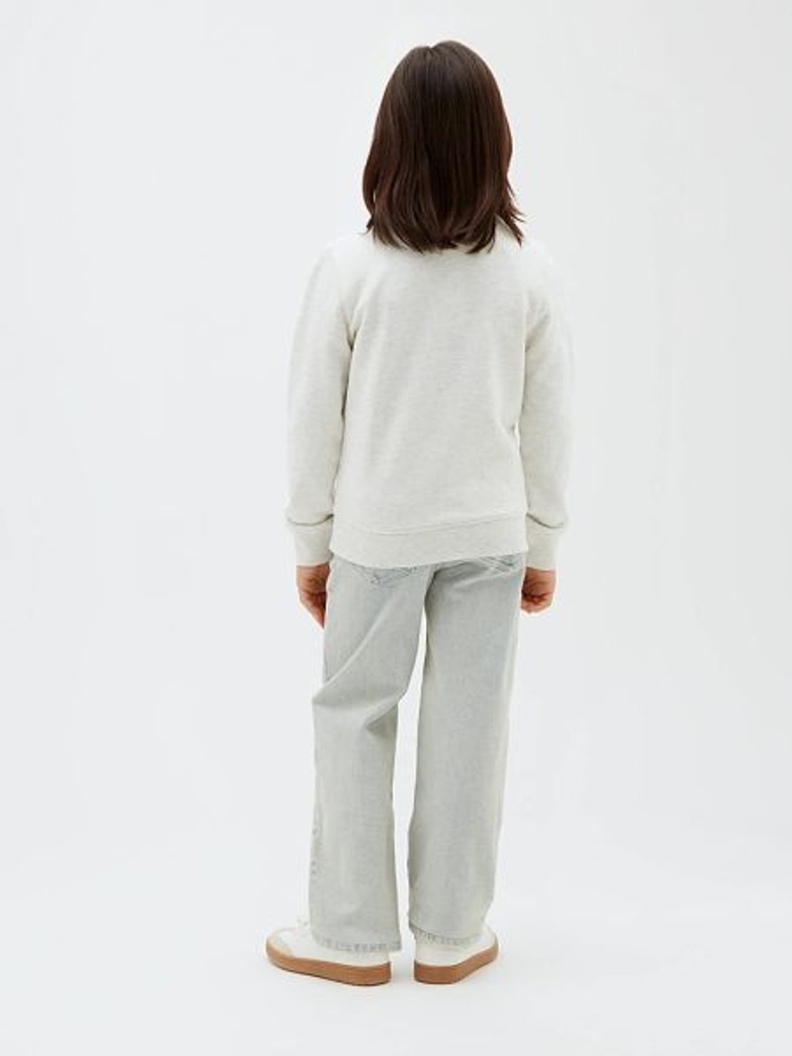 GRİ LOGOLU ÇOCUK SWEATSHIRT