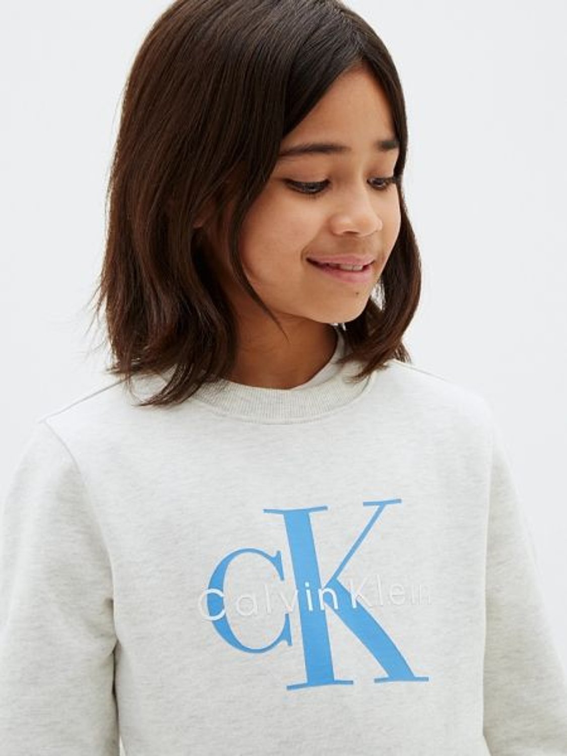 GRİ LOGOLU ÇOCUK SWEATSHIRT
