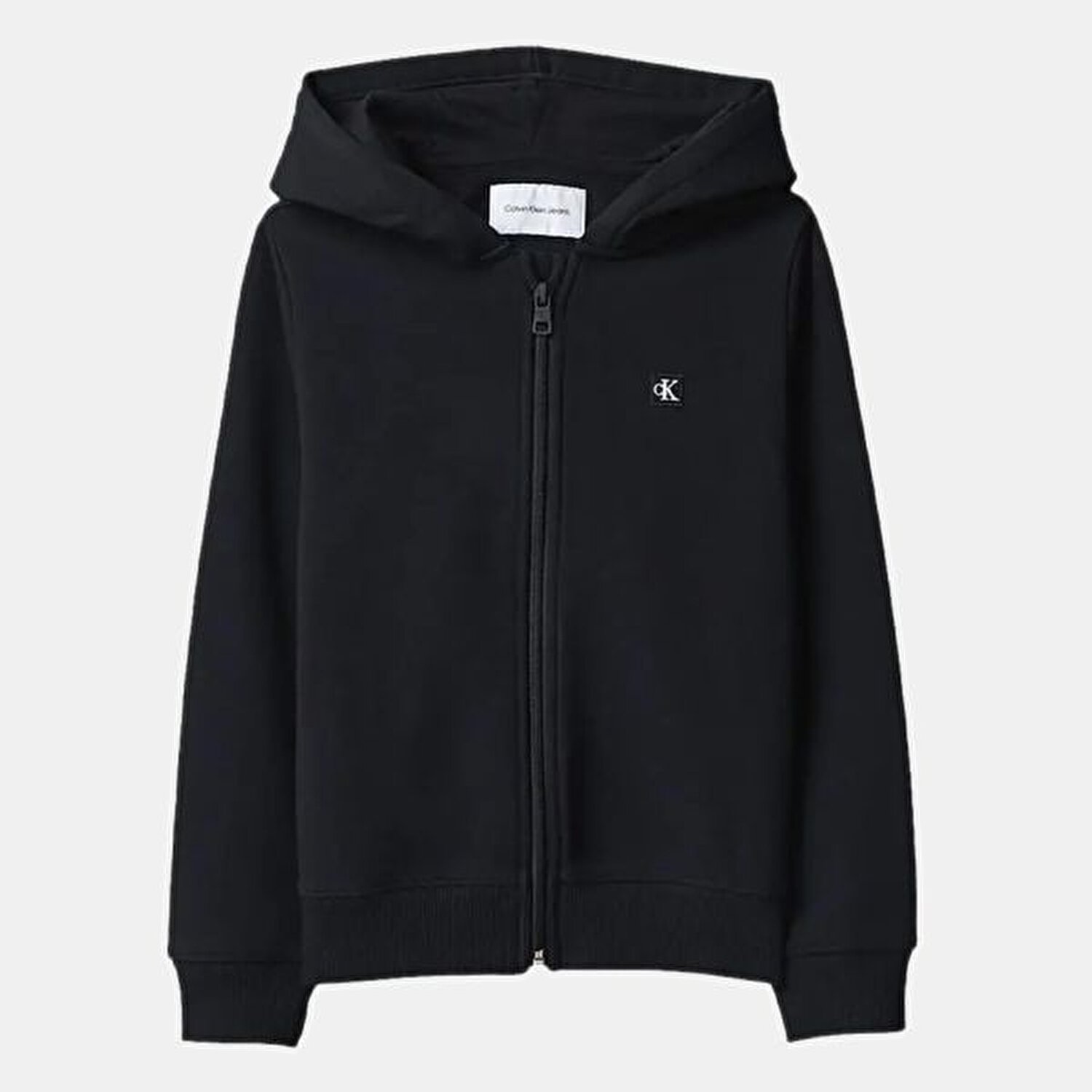 SİYAH FERMUARLI KAPÜŞONLU ERKEK ÇOCUK SWEATSHIRT