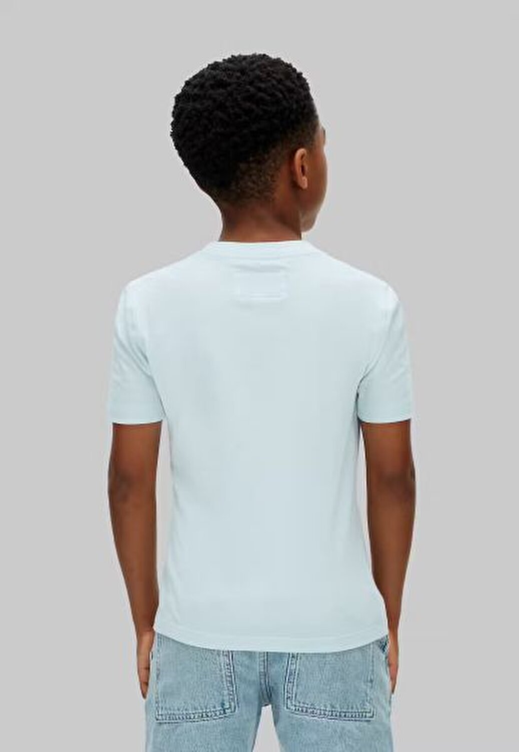 MAVİ LOGOLU ERKEK ÇOCUK T-SHIRT