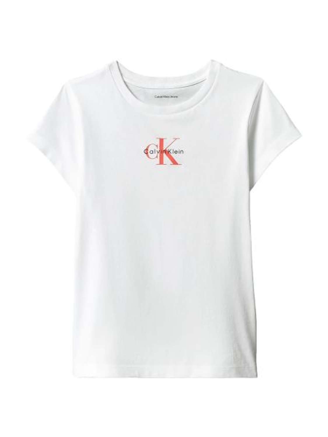 BEYAZ LOGOLU KIZ ÇOCUK T-SHIRT