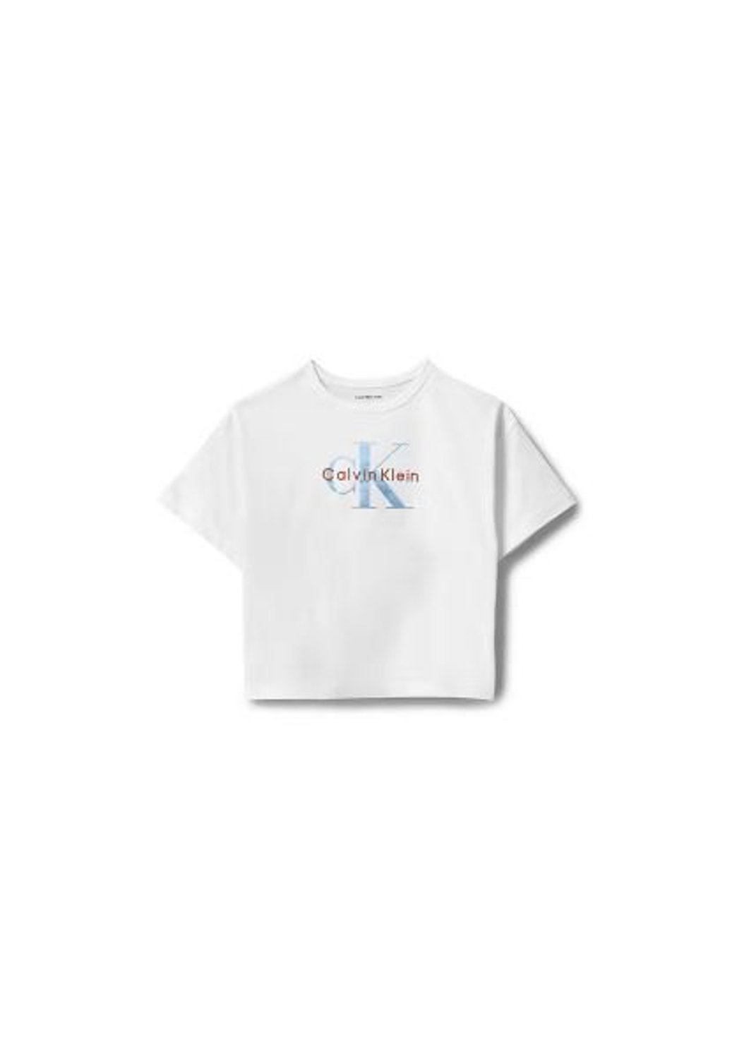 BEYAZ LOGOLU KIZ ÇOCUK T-SHIRT