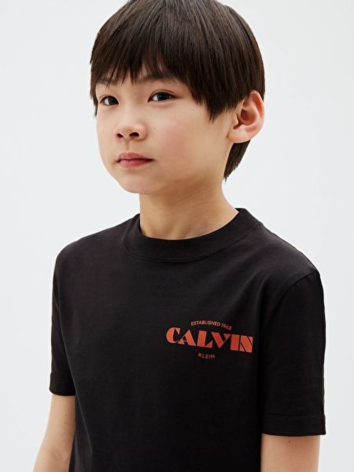 SİYAH LOGOLU ERKEK ÇOCUK T-SHIRT