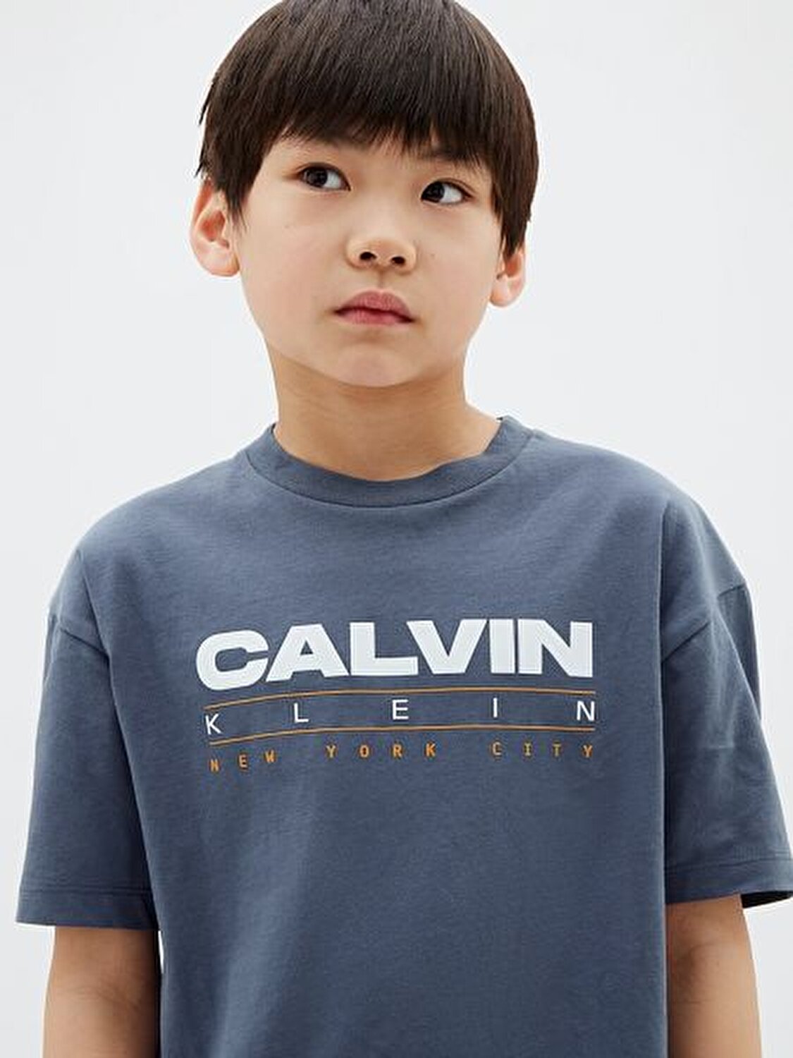 MAVİ LOGOLU ERKEK ÇOCUK T-SHIRT