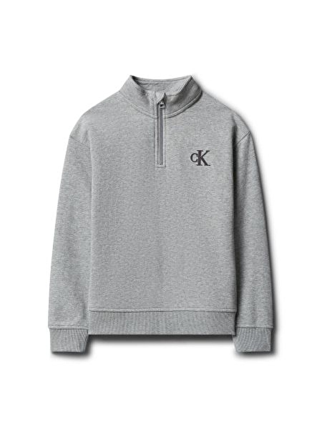 GRİ FERMUARLI ERKEK ÇOCUK SWEATSHIRT