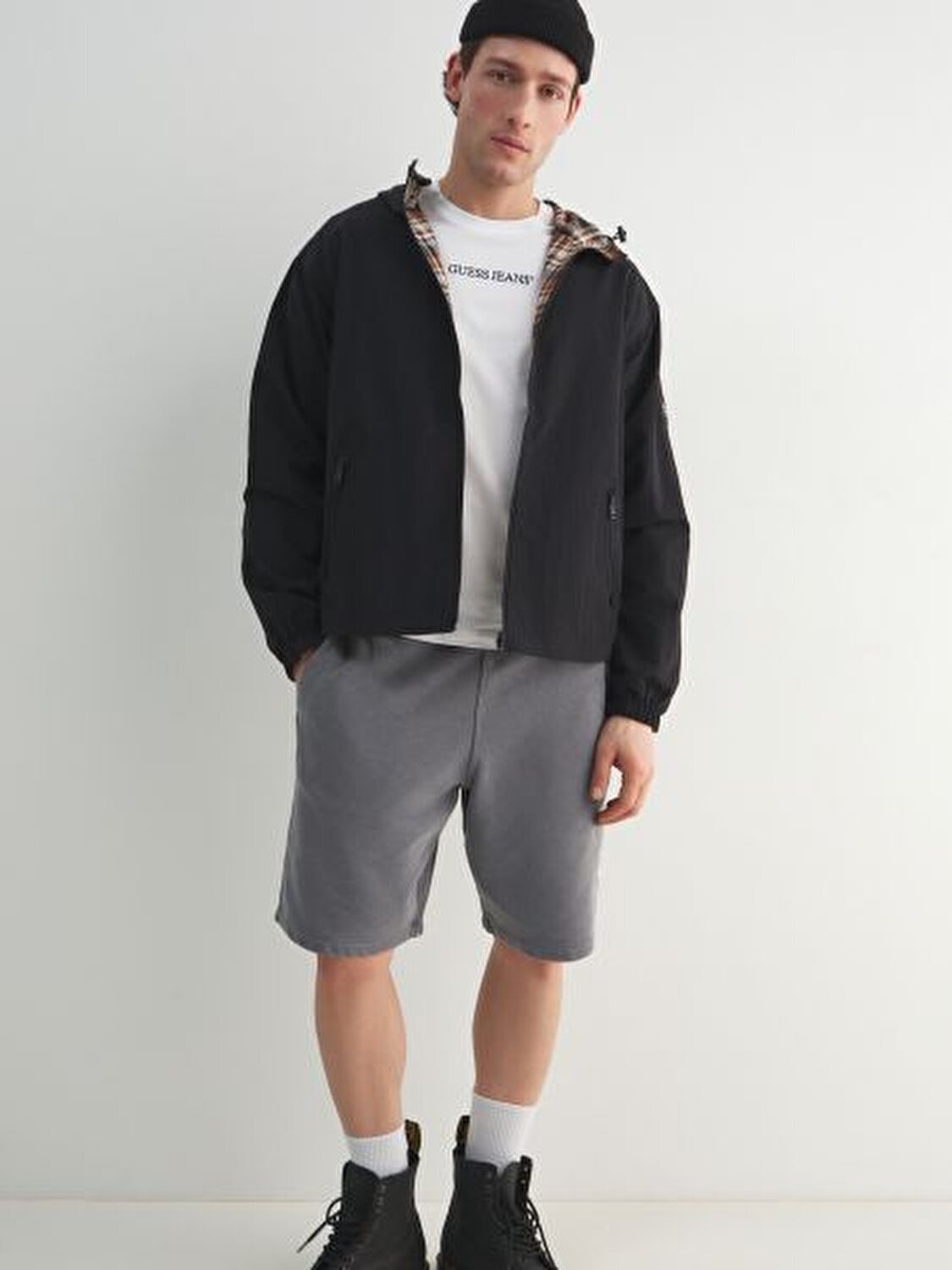 SİYAH ERKEK ÇİFT TARAFLI CEKET