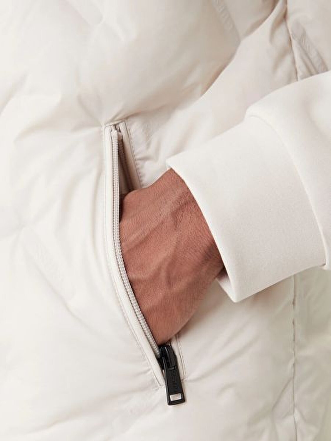 EKRU ERKEK ŞİŞME CEKET