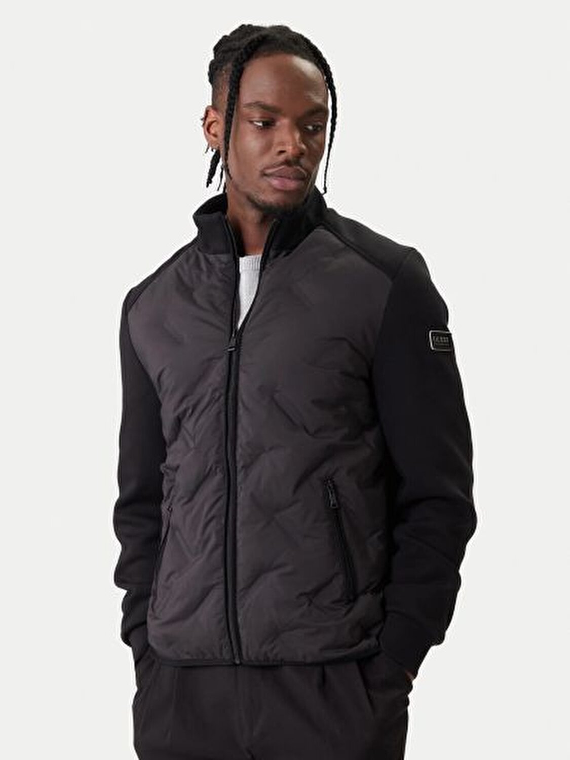 SİYAH ERKEK ŞİŞME CEKET