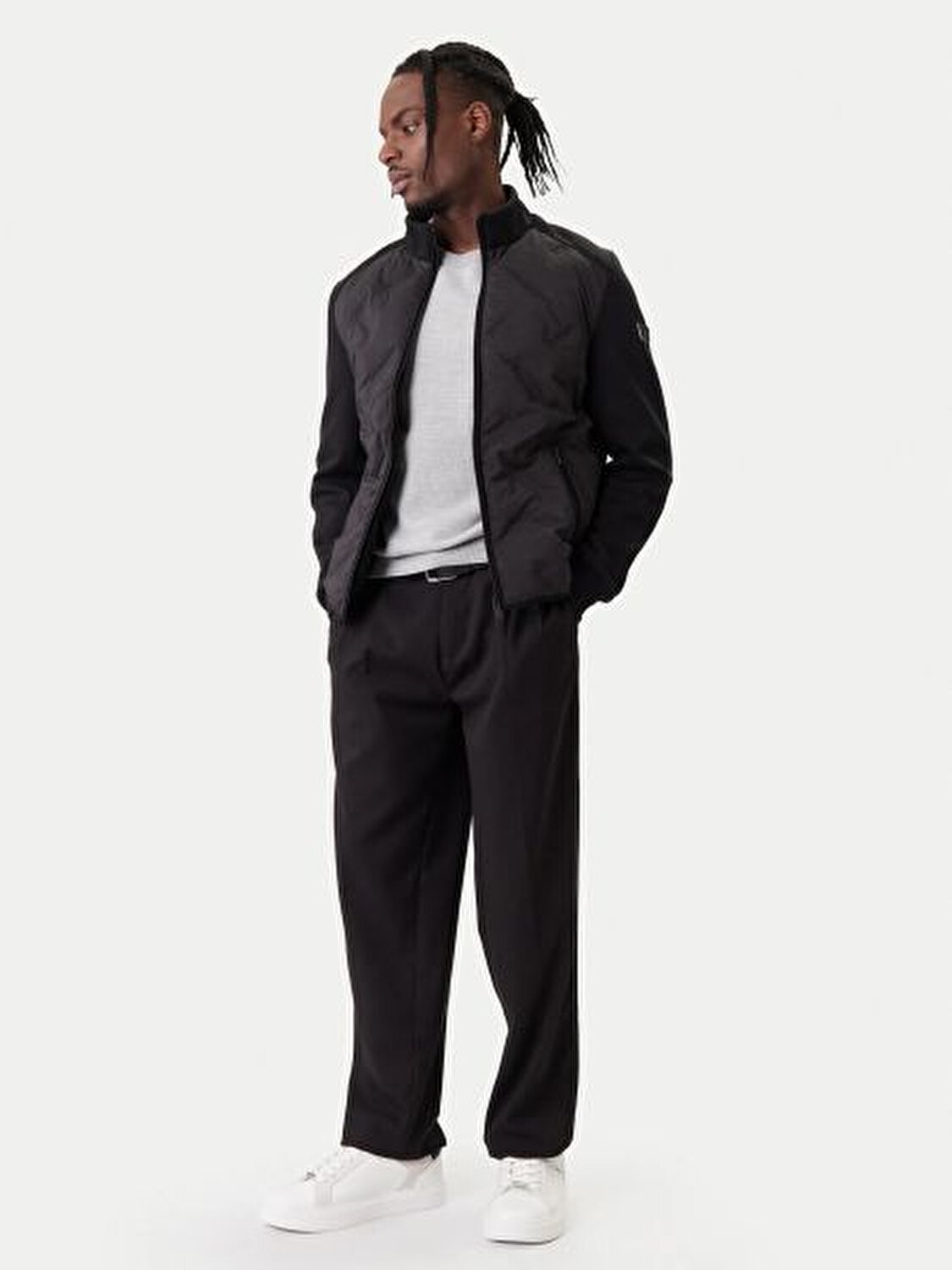 SİYAH ERKEK ŞİŞME CEKET