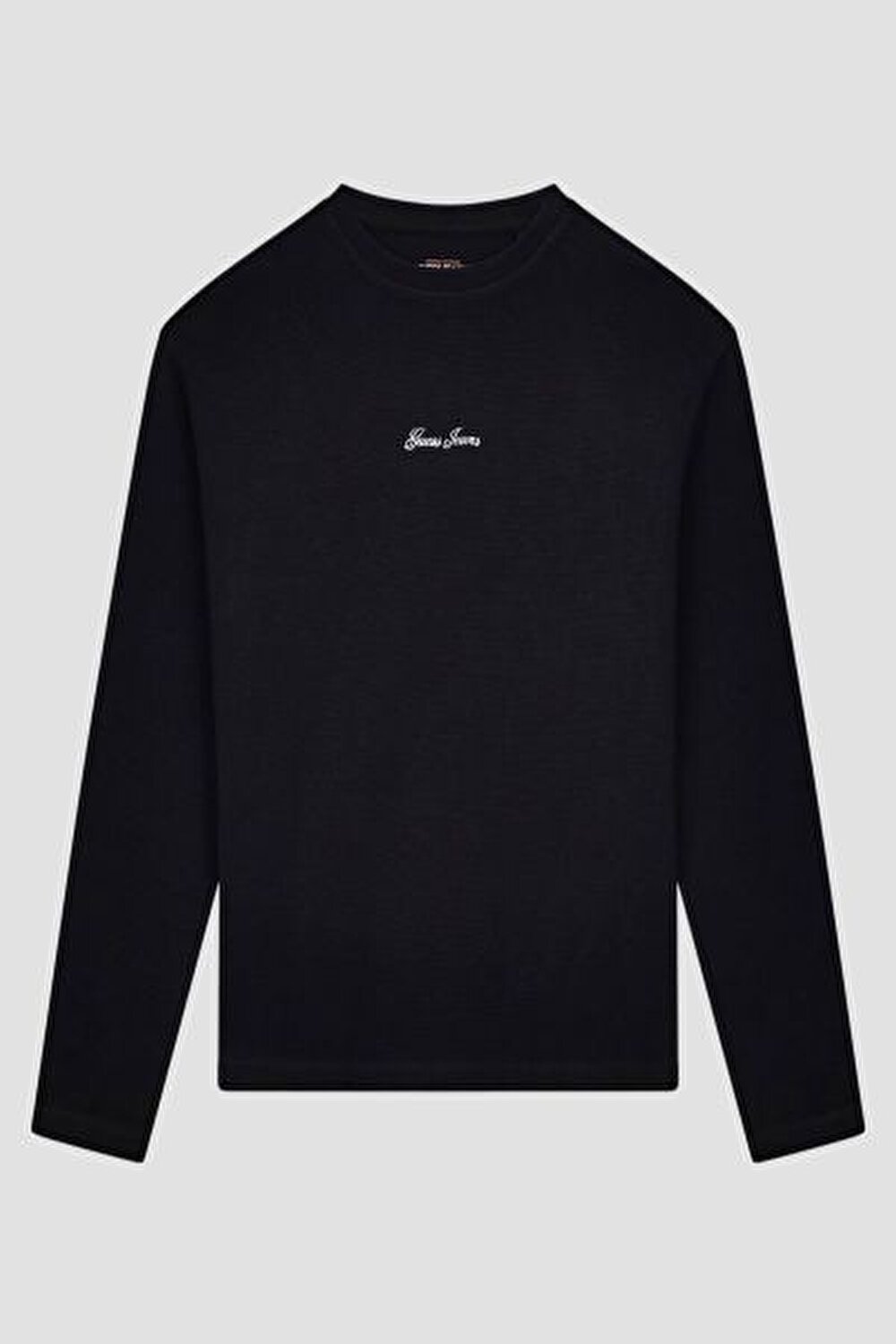 SİYAH LOGOLU ERKEK SWEATSHIRT