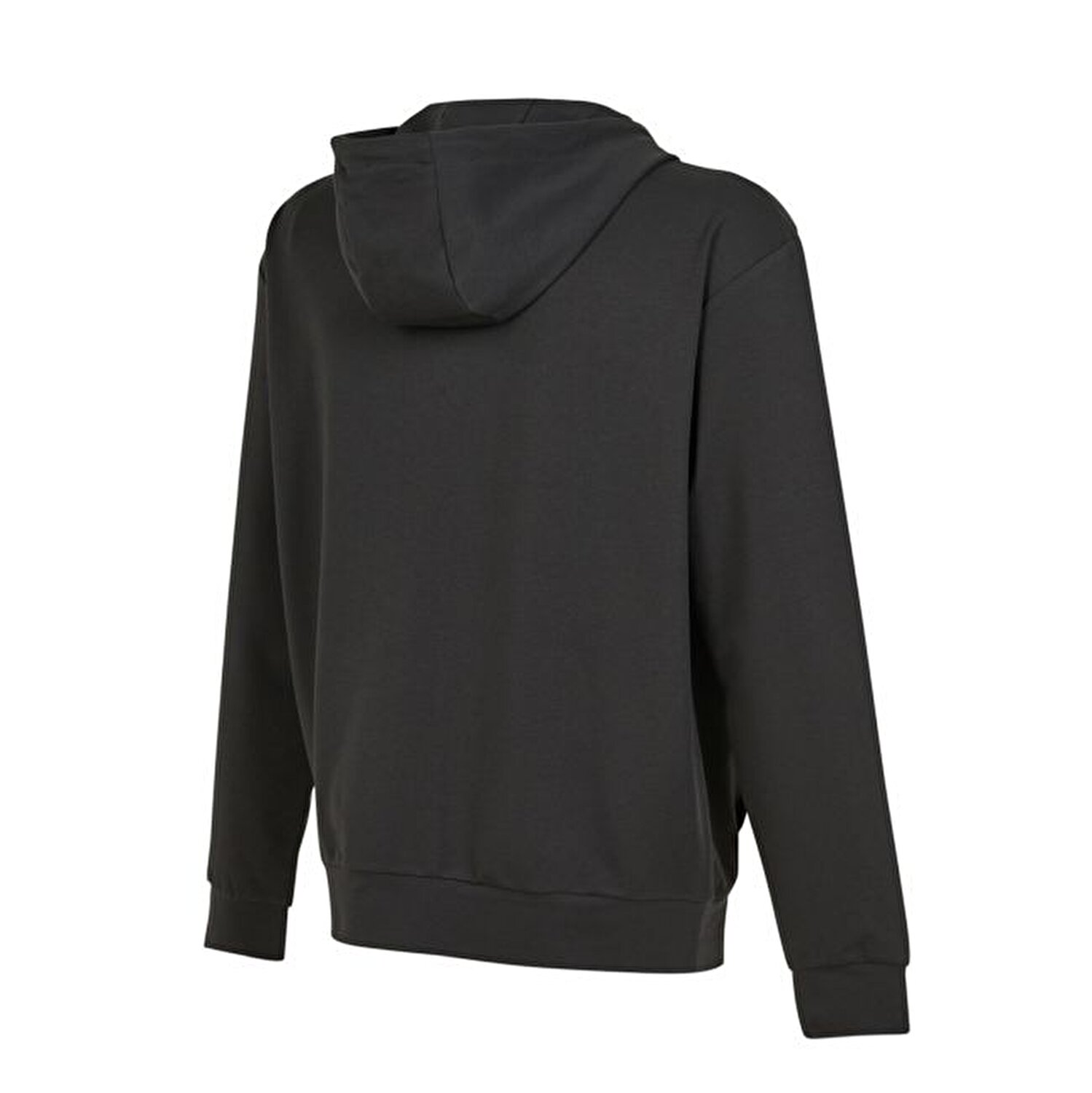 SİYAH FERMUARLI KAPÜŞONLU ERKEK SWEATSHIRT