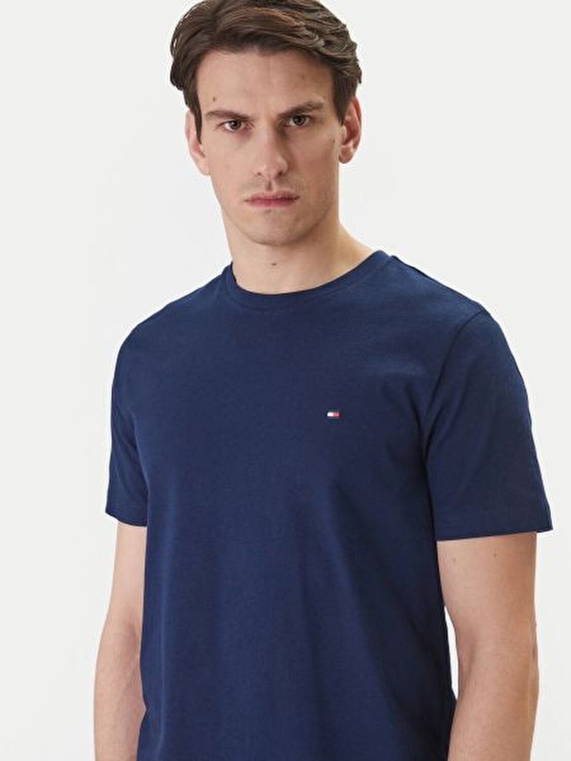 LACİVERT LOGOLU ERKEK T-SHIRT