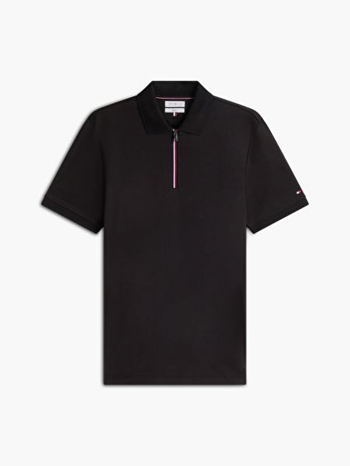 SİYAH LOGOLU ERKEK POLO T-SHIRT