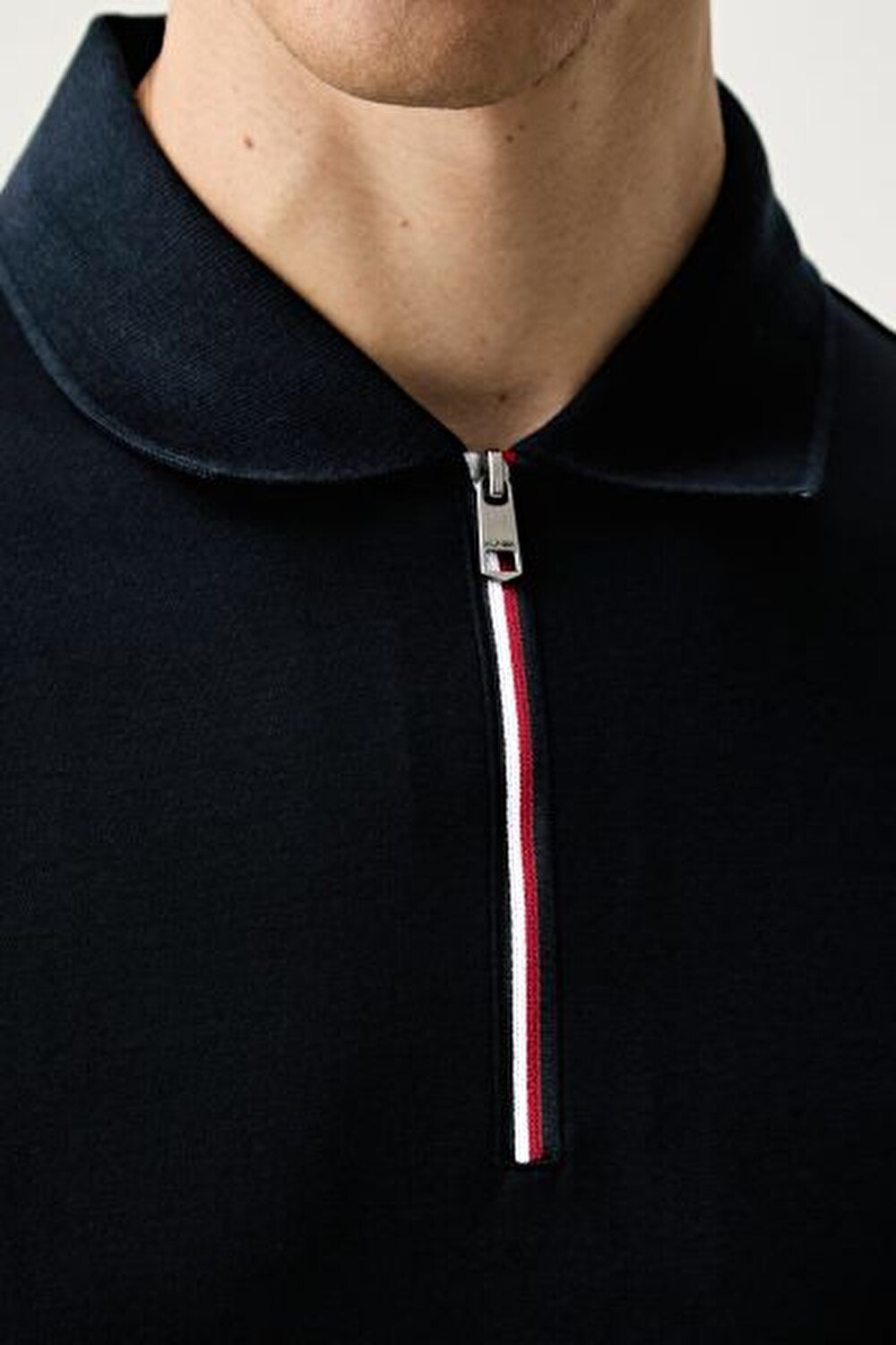 LACİVERT LOGOLU ERKEK POLO T-SHIRT