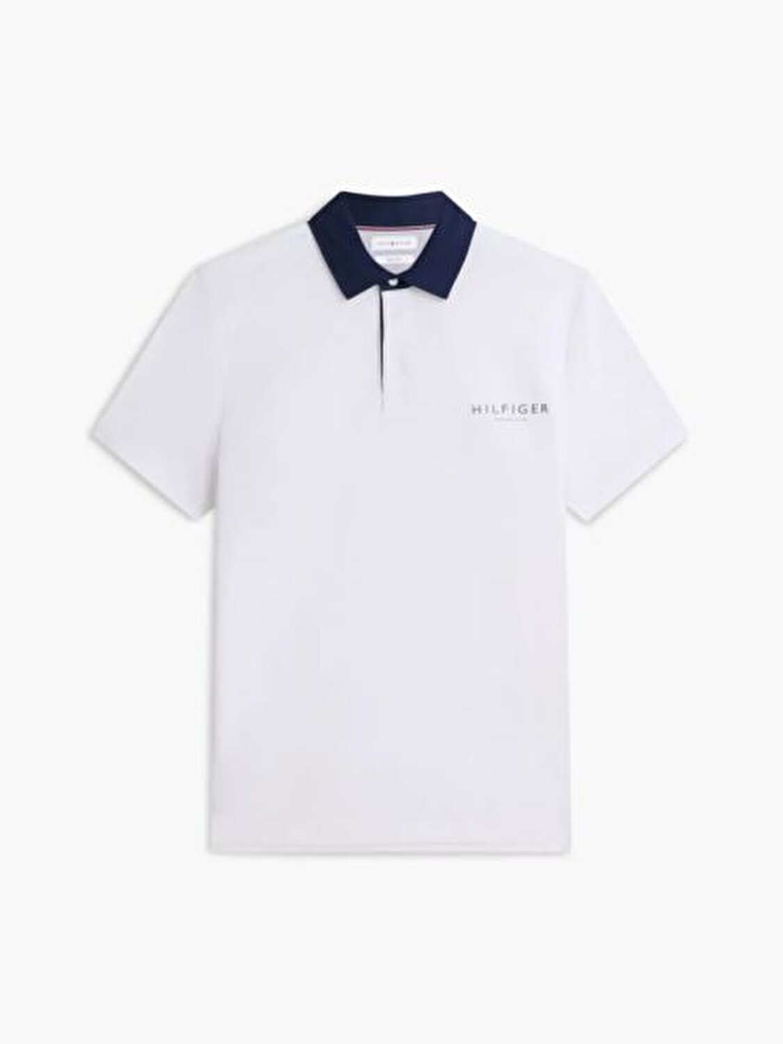 BEYAZ LOGOLU ERKEK POLO T-SHIRT