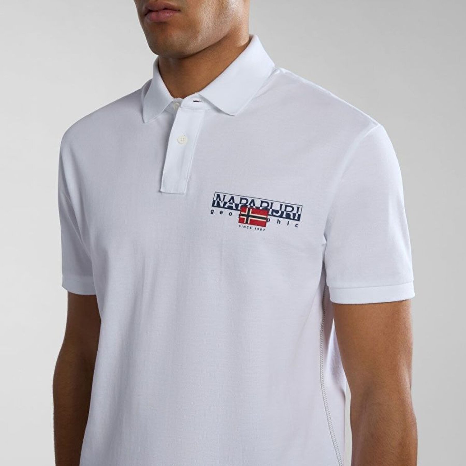 T shirt napapijri bianca shop