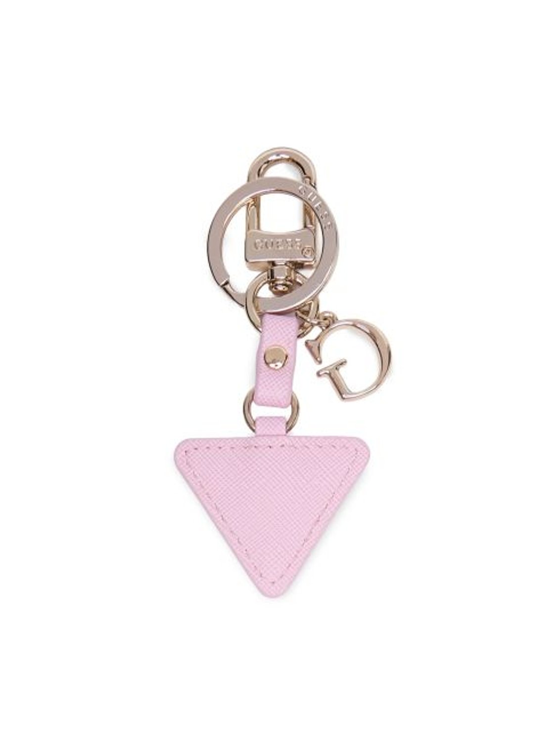 PEMBE LOGOLU ANAHTARLIK
