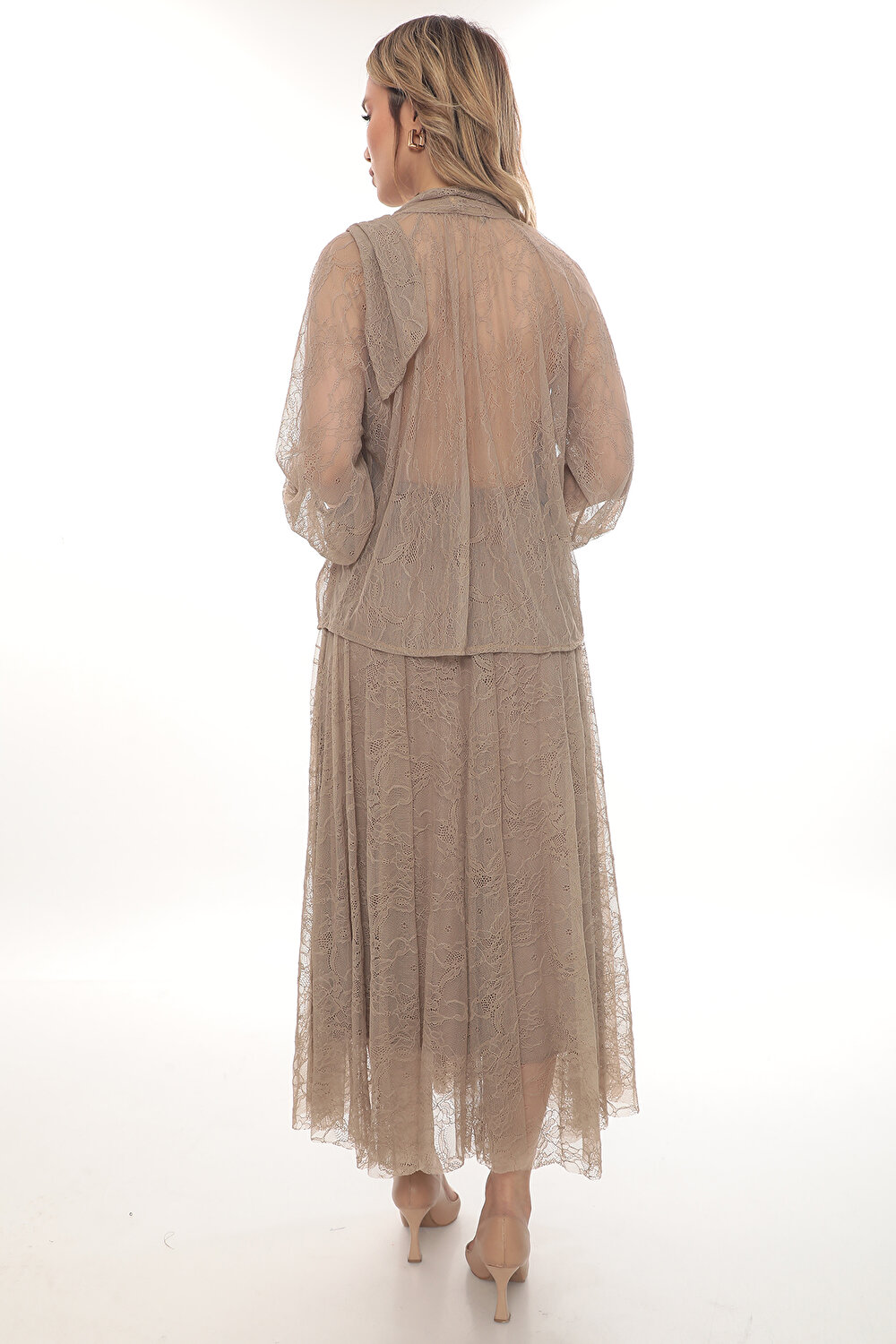 VİZON KADIN BLUZ ETEK TAKIM