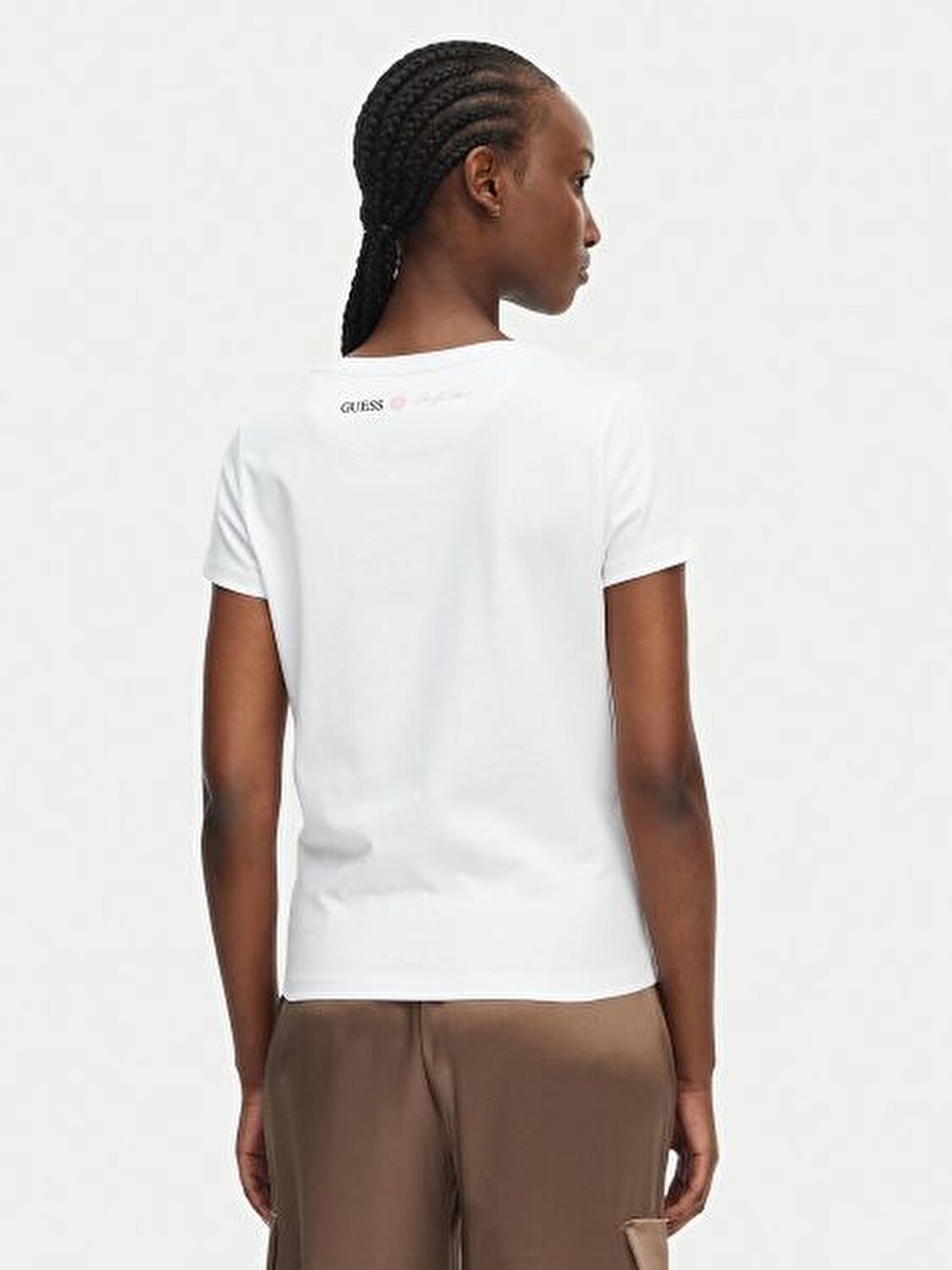 BEYAZ BASKILI KADIN T-SHIRT