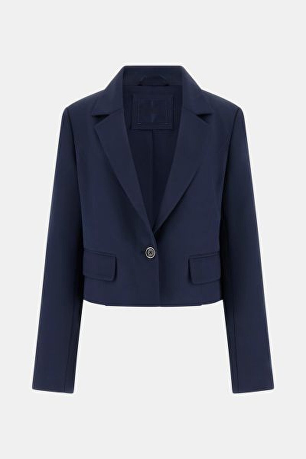 LACİVERT KADIN KISA BLAZER CEKET
