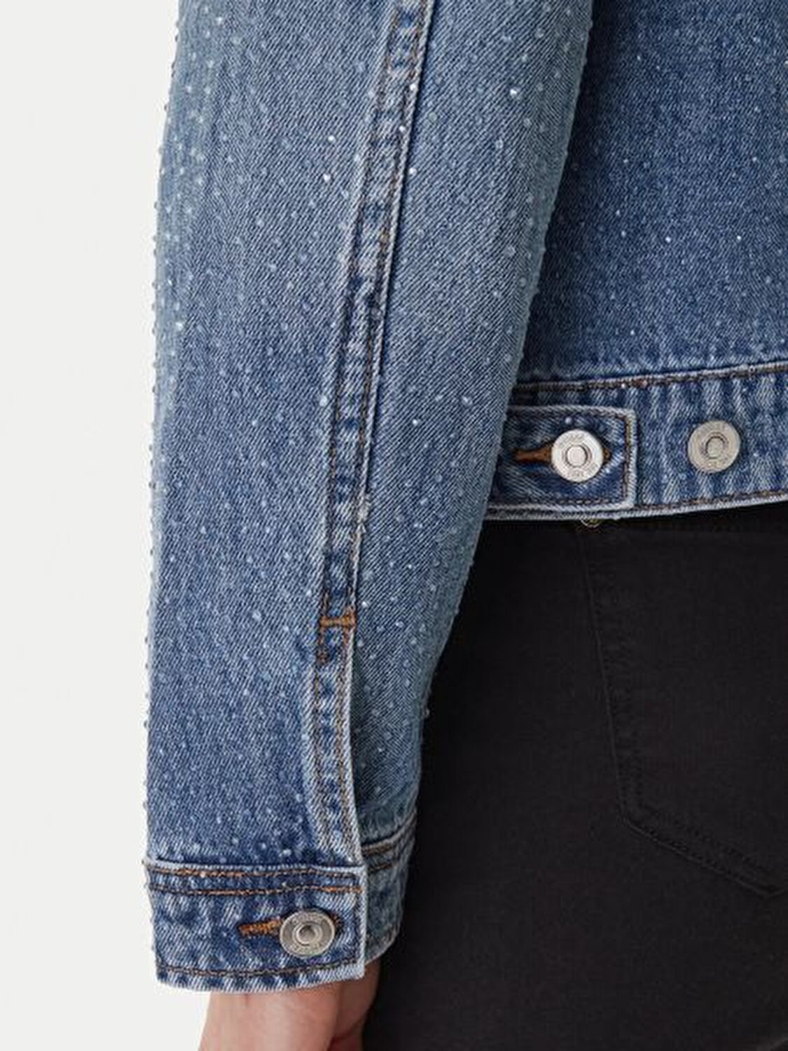 MAVİ KADIN KOT CEKET